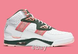 Nike Air Trainer SC High White Pink Green Size 12.5 CU6672-100