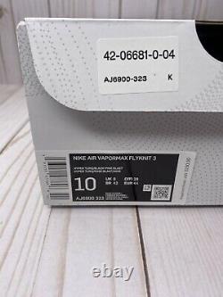 Nike Air VaporMax Flyknit 3 South Beach Mens Size 10 Green Pink Black AJ6900 323