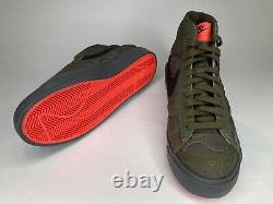 Nike Blazer Mid 77 ID Green Black Pink Insulated DA7576 991 Womens Size 7.5