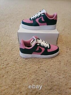 Nike By You ID Air Force 1 Watermelon Pink Green CT7875 994 Size 9/ Women's 10.5