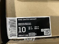 Nike Crater Impact Sequoia/Medium Olive/Pink Glaze/Sail DB2477-300 Size 10
