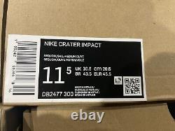 Nike Crater Impact Sequoia/Medium Olive/Pink Glaze/Sail DB2477-300 Size 11.5