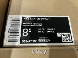 Nike Crater Impact Sequoia/Medium Olive/Pink Glaze/Sail DB2477-300 Size 8.5