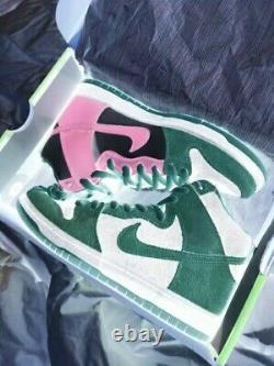 Nike Dunk High Pro SB 9.5 INVERTED CELTICS pink rise lucky green TRUSTED SELLER