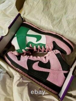 Nike Dunk High Pro SB 9.5 INVERTED CELTICS pink rise lucky green TRUSTED SELLER