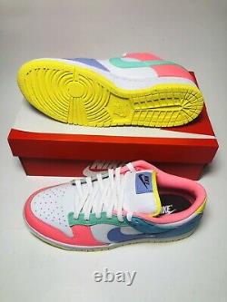 Nike Dunk Low SE Women's Easter Candy New Size 10 White/Green/Pink DD1872-100