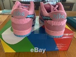 Nike Dunk Low Sb Greatful Dead Green Pink Blue Bear In Hand! Free Shipping