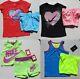 Nike Girls Size 4 Summer Mesh Shorts & Tops Yellow Pink Green Purple $178 New