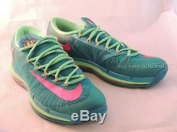 Nike KD 6 IV Elite Turbo Green/ Pink Superhero Men's 11 US 642838 300 New