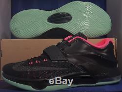 Nike KD VII 7 iD Black Pink Mint Green Yeezy Kevin Durant SZ 12 (704380-994)