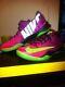 Nike Kobe 8 System Mambacurial 615315-500 Red Plum/electric Green-pink Flash