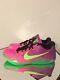 Nike Kobe Xi Zoom 11 Low Mambacurial Basketball Shoe Sz 10 Pink/green 836183-635