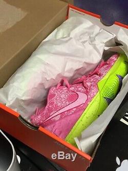 Nike Kyrie 5 Sz 8. Pink /Green Spongebob Basketball Sneakers CJ6951-600