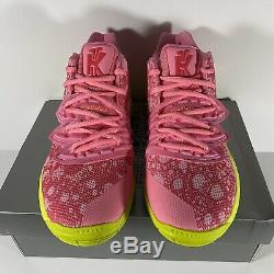 Nike Kyrie Irving 5 Patrick Lotus Pink Green Spongebob CJ7227-600 Men, Kid Size