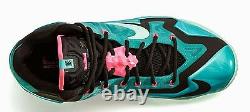 Nike LEBRON XI 11 SOUTH BEACH basketball shoe teal blue green pink black NEW BOX