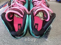 Nike Lebron 8 SOUTH BEACH 2021 Retro Filament Green Pink sz 11.5 CZ0328 400