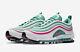 Nike Men's Air Max 97 White/pink Black/kinetic Green South Beach Size 10.5 New
