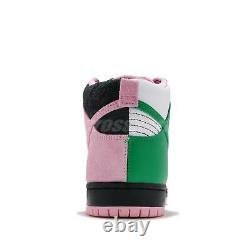 Nike SB Dunk High Pro PRM Invert Celtics Black Pink Green White Men CU7349-001