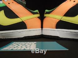 Nike Sb Dunk Low Gs Highlighter Grey Yellow Pink Green Orange 310569-071 Ds 7y 7