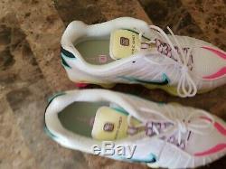 Nike Shox TL Pastel White Green Pink Running Shoes AR3566-102 Womens Size US 9