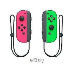 Nintendo Switch Joy-Con Pair, Neon Pink and Neon Green New