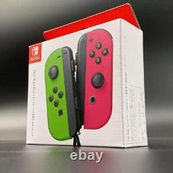 Nintendo Switch Official Joy-Con L R Neon Green/Pink Joint controller HAC-A-JAFA