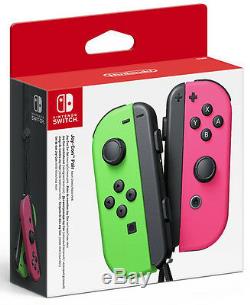 Nintendo Switch Set 2 Joy-Con Controller Neon Green / Neon Pink Pair (Splatoon)