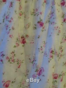 Nwt Womens Christy Dawn Off White Pink/green Floral Dress Sz O/s