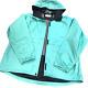 Orvis Women 3-4x Teal Waterproof Rain Wading Hiking Jacket Weather Coat Green