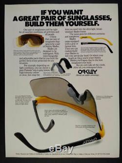 Oakley Razor Blades Green Frame W Fire Lens & Pink Straight Stems Sunglasses New
