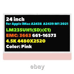 Original for iMac 24 M1 2021 A2438 4.5K LCD Display Assembly LM235UH1(SD)(C1)