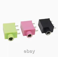 PJ-325C 3.5mm Headphone Audio Socket Port Connector 5 Pin Pink Green Black