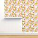 Peel-and-stick Removable Wallpaper Vintage Floral Blush Pink Mint Green Mustard
