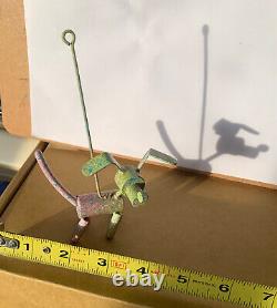Peter Shire, Mini Dog Ornament Sculpture, Pink & Green Splatter, See Description