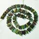 Pink Green Blue Smooth Tourmaline Crystal Beads 16 Inch Strand