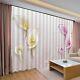 Pink Green Horn Bud 3d Curtain Blockout Photo Printing Curtains Drape Fabric