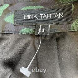 Pink Tartan Green And Black A-Line Skirt Sz 14