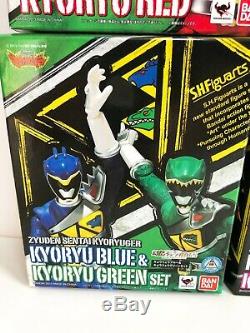 Power Rangers Dino Charge Kyoryuger S. H. Figuarts Red Blue Green Black Pink Gold