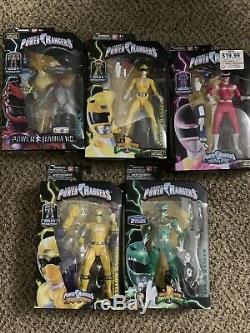 Power Rangers Legacy Lot Green Pink Yellow Alpha 5 Space Ninja Storm
