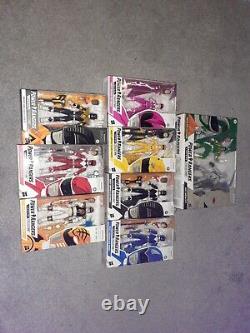 Power Rangers Lightning Collection Mighty Morphin Green White Pink Blue Black Ye