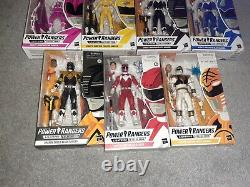 Power Rangers Lightning Collection Mighty Morphin Green White Pink Blue Black Ye