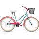 Projekt Women's Beach Cruiser Bicycle Pioneer Edition Tiffany Green And Pink