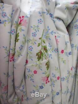 RALPH LAUREN Cotton Shabby Cottage White Pink Green Floral Sheet Set King
