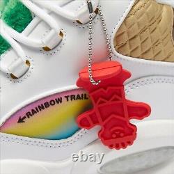 REEBOK CLASSIC QUESTION MID CANDY LAND White Pixie Pink Goal Green GZ8826 US10