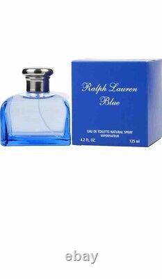 Ralph Lauren Blue Women Eau De Toilette Spray 4.2 Oz/125 Ml New Sealed