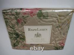 Ralph Lauren THERESE Floral Pink Green Fitted Sheet Full