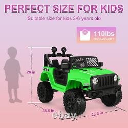 Ride On Car Trucks 12V Electric Kids Toys MP3 Music Light with Remote Control