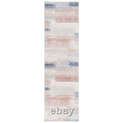 Safavieh BLR216B Blair Washable Beige / Blue Rust Area Rug Contemporary Carpet