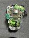 Sanrio Swarovski Hello Kitty Green Crystal Figure Object Rare Limited From Japan