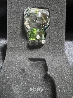 Sanrio Swarovski HELLO KITTY Green Crystal Figure Object Rare Limited From Japan